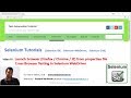 Selenium Video 07 - Use Multiple Browsers firefox, Chrome, IE - Cross Browser Testing in Selenium