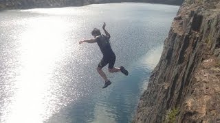 Extreme Cliff Jumping 45 feet jumps!