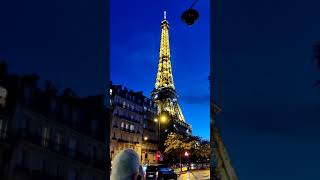Eiffel Tower at Night | Eiffel Tower Lights | Places to Visit in Paris #shorts #paris #eiffeltower