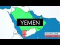 Yemen - 28 years of history on a Map