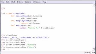 Python Programming Tutorial - 33 - Classes and Self