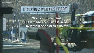 Historic White's Ferry crossing shuts down following legal dispute