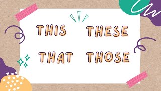 This - That - These - Those | 🎶🎸 + a Fun Song!