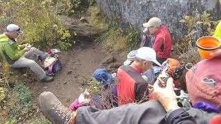 よなご山荘ハイキング 登山 烏ヶ山山頂 2020.10.19