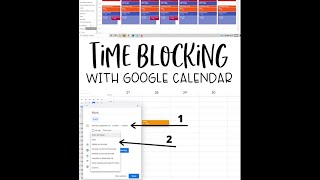 Google Calendar tutorial/Time blocking/Un-stress Uni/Productivity hacks/Study Digital planner tips