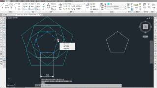 AutoCAD 2015 2D 教學課程 0085 多邊形(POLYGON) 練習