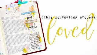 Bible Journaling Process | Loved | Creative Retreat Kits