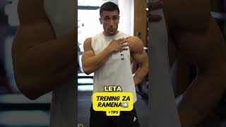 Kako napraviti OKRUGLA RAMENA (3D ramena) PART 2 #gym #trening