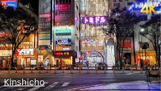 [4K Japan] Night Walk Around Kinshicho Tokyo