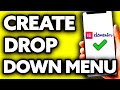 How To Create Drop Down Menu in Wordpress Elementor (EASY!)