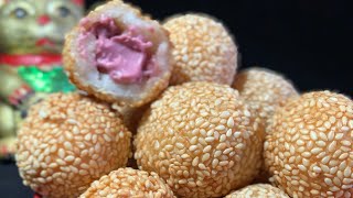 Bolas de sésamo ‼️Postre Asiático MOCHI FRITO