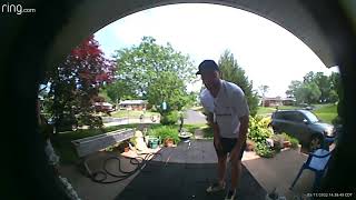 Vivint Home Security Ignores No Soliciting Sign on Front Door