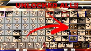 How to UNLOCK ALL  CHARACTERS in hajime no ippo psp (save state)