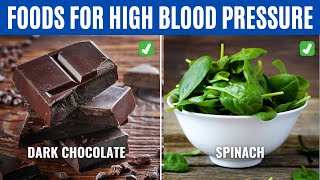 FOODS FOR HIGH BLOOD PRESSURE - 20 Healthy Foods That Can Help You To Control High Blood Pressure!