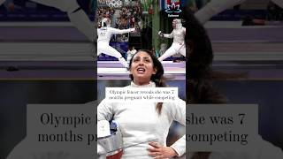 Egyptian Fencer Nada Hafez 7 Months PREGNANT While Competiting🫡🎉#nadahafez #olympics #shorts #viral