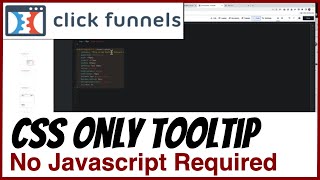 No JavaScript Needed: Simple CSS Tooltips in ClickFunnels