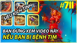 BẠN CẦN UỐNG THUỐC TRỢ TIM KHI XEM TRẬN NÀY |  AUTO CHESS MOBILE 711