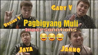 REGINE | JANNO | JAYA | GARY V | CHRISTIAN BAUTISTA Singing PAGBIGYANG MULI Featuring Lucky Robles