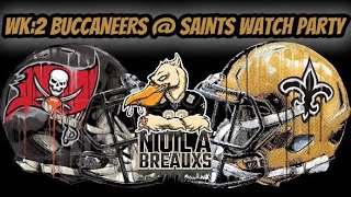 New Orleans Saints Vs Tampa Bay Buccaneers Watch Party 🍿⚜️