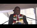 Pres Mnangagwa's speech at the burial of National hero, Cde Sikhosana