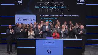 CI Financial Opens the Market to celebrate Company’s 30th listing anniversary Monday, June 24th 2024