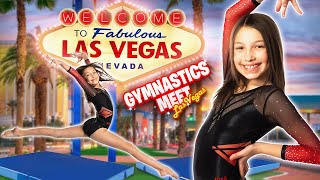 My DAUGHTER’S 1st Las Vegas GYMNASTICS Meet! *Emotional*