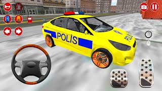 Sarı Polis Araba Oyunu #6 🚓🚨 | Police Car Driving Simulator 2021 | Android Gameplay