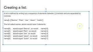 Mod 11A Python List
