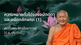 ความหมายทั่วไปของอนัตตตาและอนัตตลักษณะ (1) โดย สมเด็จพระพุทธโฆษาจารย์ ป.อ.ปยุตฺโต