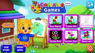 Coloring Games: Coloring Book, Painting, Glow Draw | Game Review