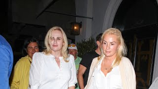 Aussie actress Rebel Wilson Steps out for a dinner date with her girlfriend Ramona Agruma at Craig's