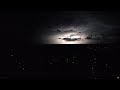 Risky Drone Flying During a Lightning Storm at Night