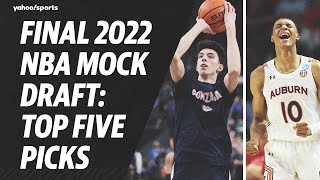 2022 Final NBA Mock Draft: How will the Top 5 play out?