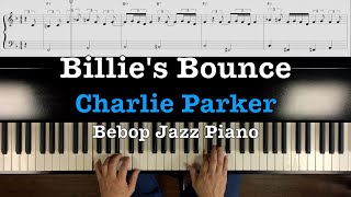 Bebop Jazz Piano -Billie's Bounce / Charlie Parker- Blues in F