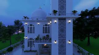 ছোট্ট একটি মসজিদ ডিজাইন | small mosque design | Masjid front design | by Graphics Island