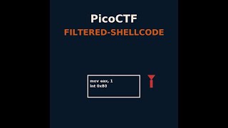 PicoCTF filtered-shellcode Binary Exploitation challenge walkthrough - assembly execve in 32-bit.