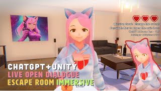 [GAME IN DEV | CHATGPT +UNITY] Negotiate Your Way Out: An Immersive Yandere Escape Room