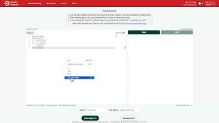 How to use the Python (skulpt) editor in Process Feedback?