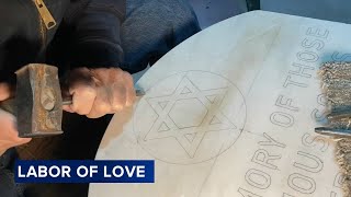 Stonemason creates monument to lost souls