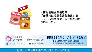 食品衛生法改正で変更された営業許可・届出の業種とは？