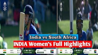India Women vs South Africa Women Highlights | IND vs SA ICC Women's World Cup 2022 Full Highlights