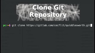 Clone a Git Repository – Example with SuperTux Game World Set!