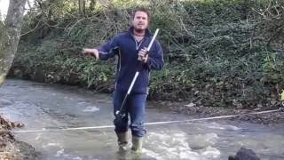 River measurements with Barry and Ben The Geography Men