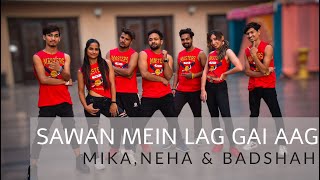 Sawan Mein Lag Gai Aag | Mika,Neha & Badshah | Bollywood zumba | Zumba Fitness | Z Huslters