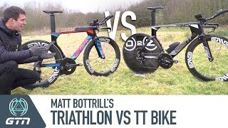 Triathlon Vs. TT Bike | Matt Bottrill's Giant Trinity Bike Setups