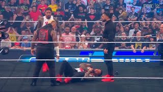 Roman Reigns and Solo Sikoa attacks Jimmy Uso - WWE SmackDown 6/2/2023