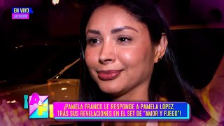 Amor y Fuego - ENE 15 - 2/4 - PAMELA FRANCO LE RESPONDE A PAMELA LÓPEZ | Willax