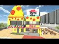 franklin change house on pizza shop in indian bike driving 3d