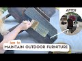 How To Maintain Outdoor Wood Furniture | Before & After