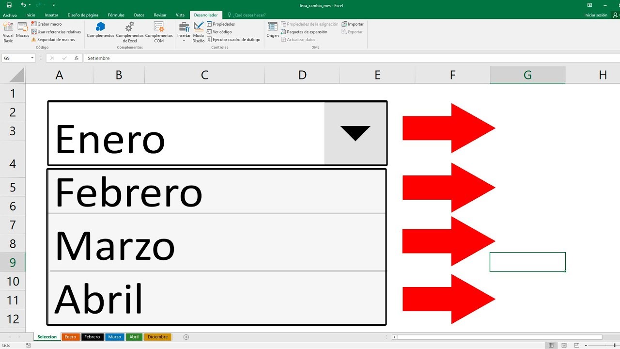 Como Hacer Un Menu Desplegable En Excel - Cios